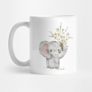 Bouquet Elephant Mug